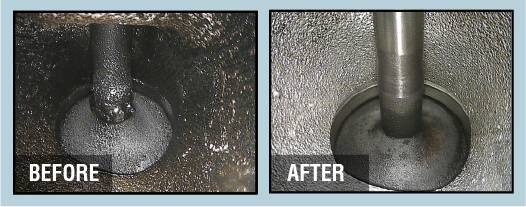 Delivers potent detergent to dissolve deposits on intake valves